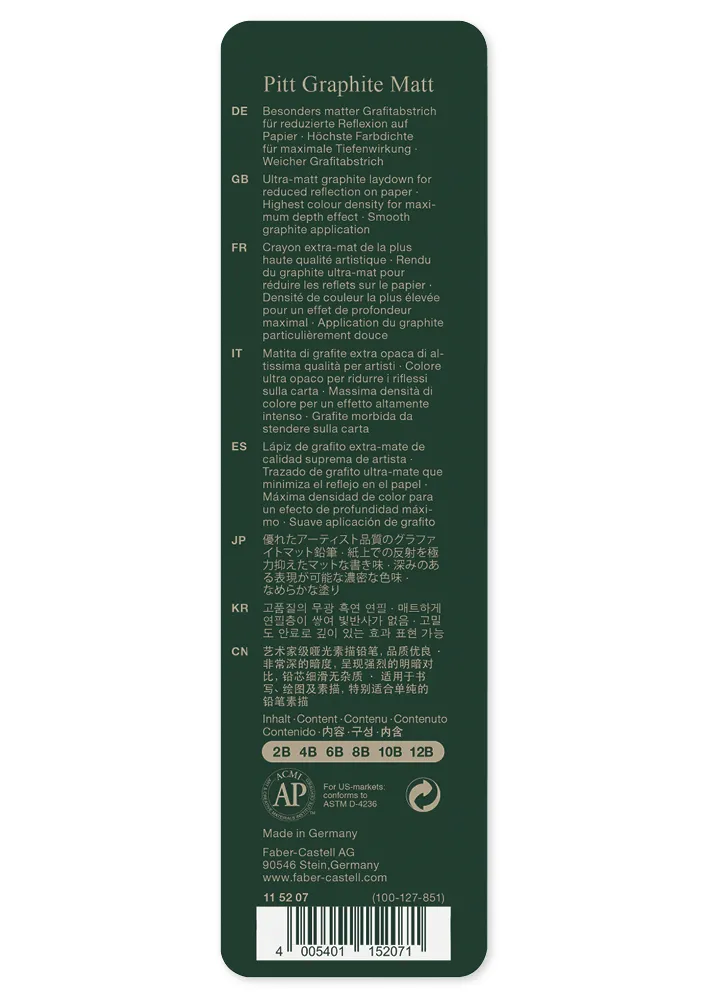 Set Faber-Castell "Pitt Graphite Matt", 6-tlg.