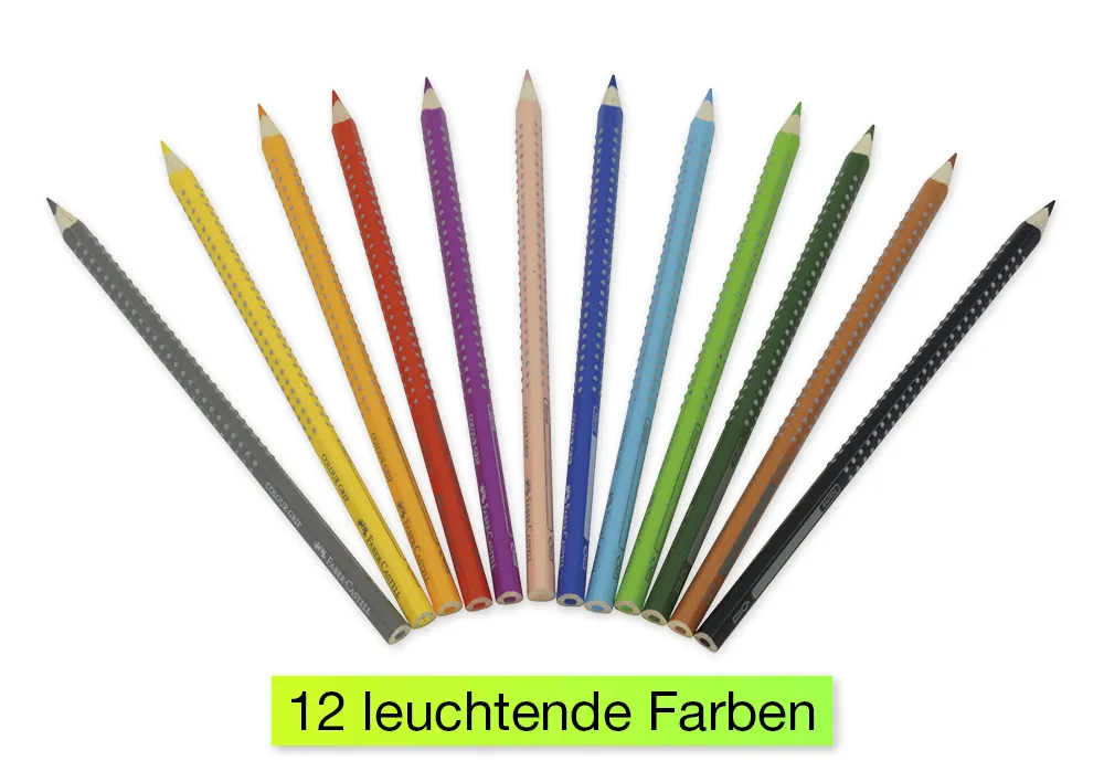 Faber-Castell Buntstift Colour Grip 12-tlg.