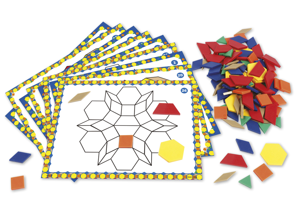 Legespiel "Geometrische Formen", 144-tlg.