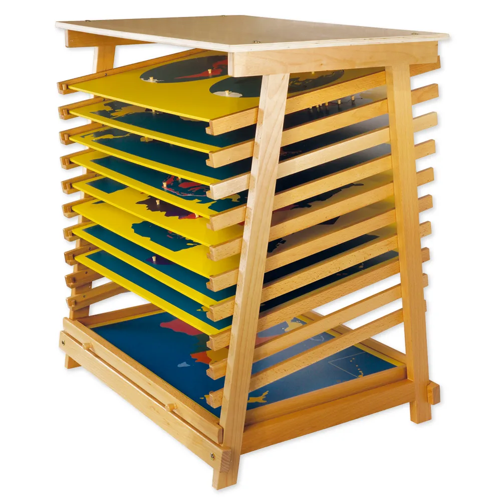 TimeTEX Ständer für 10 Puzzlekarten "Montessori Premium"