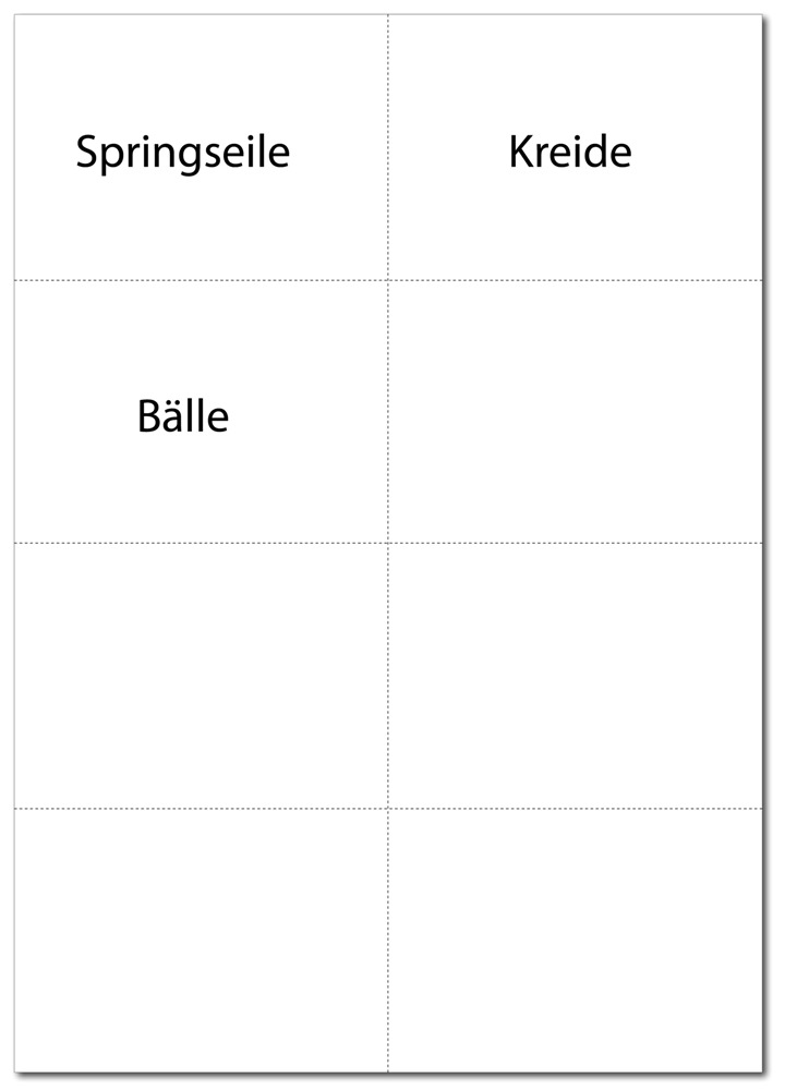 Set Papp-Etiketten A7, 80-tlg.