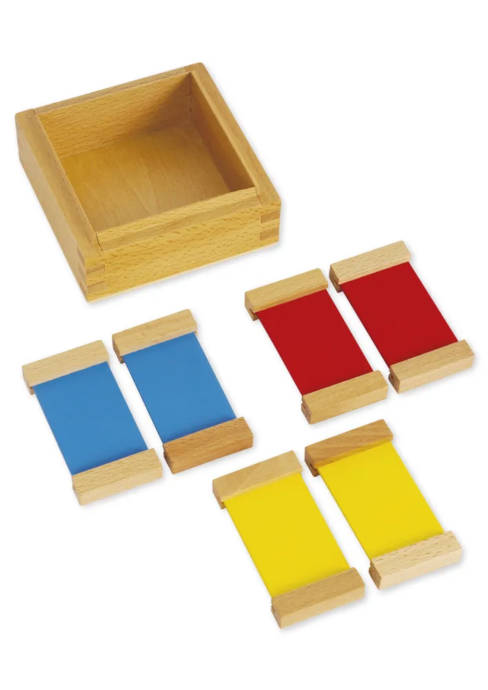 TimeTEX Farbtäfelchen, Satz 1, 3 Paare "Montessori Premium"