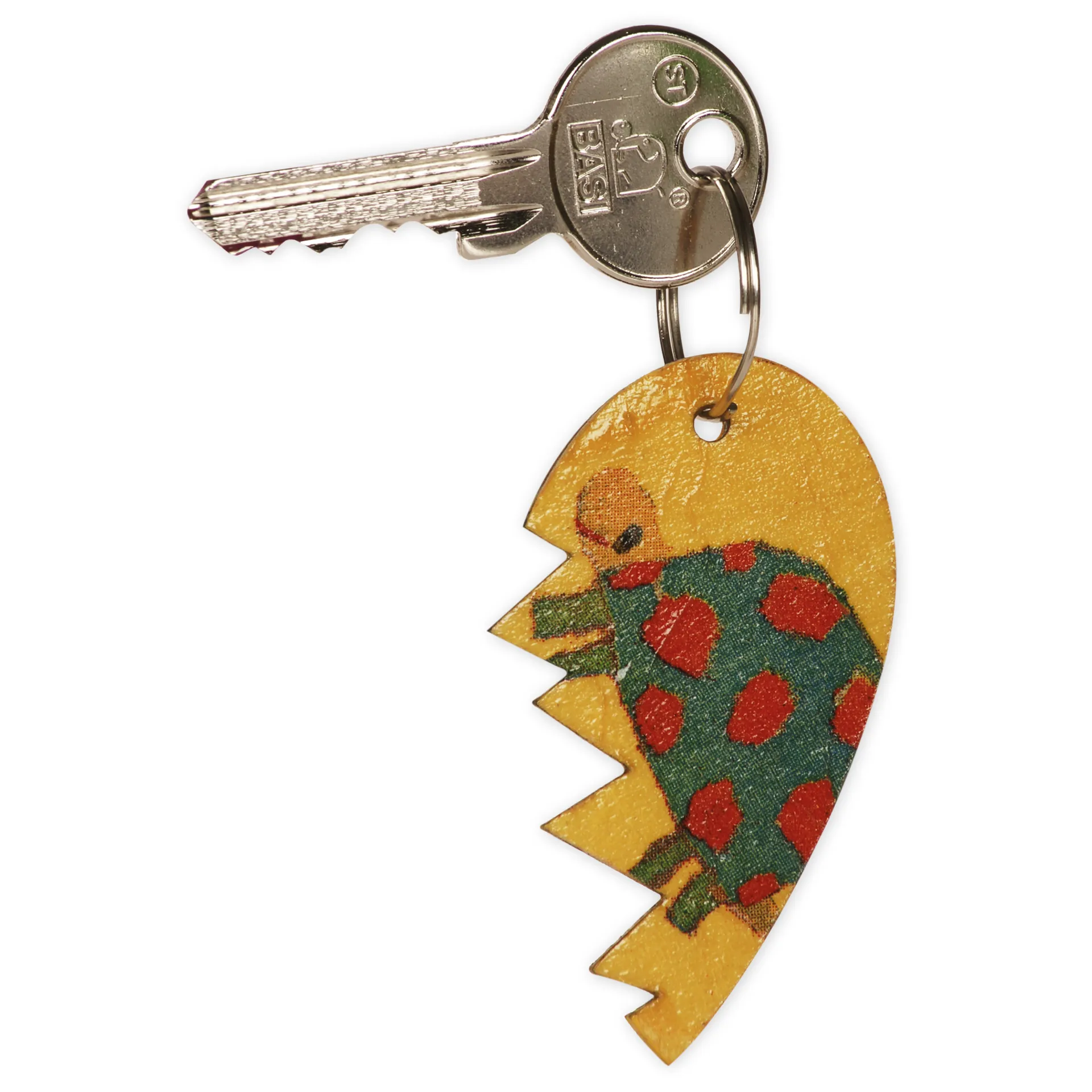 Schlüsselanhänger "Geteiltes Herz", 12 Stück