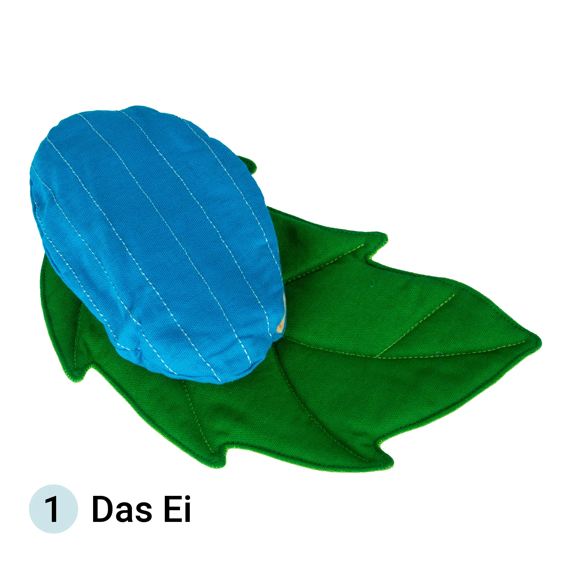 Stoffmodell Lebenszyklus Schmetterling (3-tlg.)