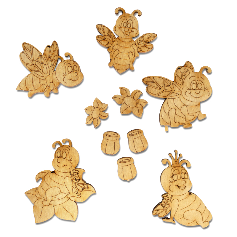 Bienen-Mobile Bastelset