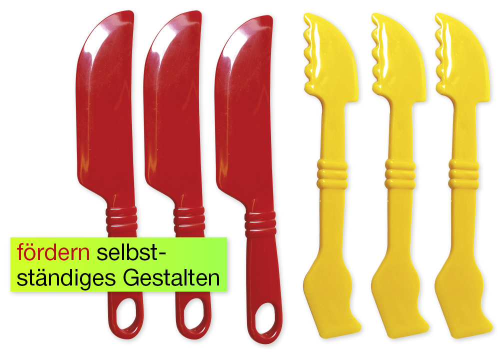 Knet-Schneidewerkzeug, 6-tlg.