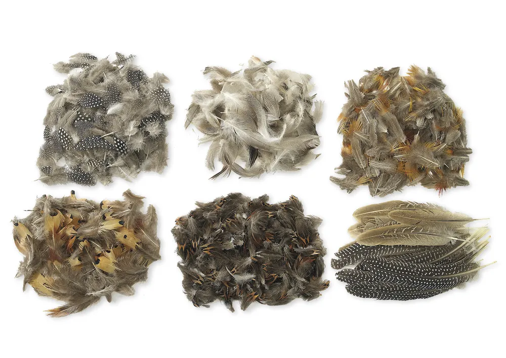 Naturfedern, 6 Sorten