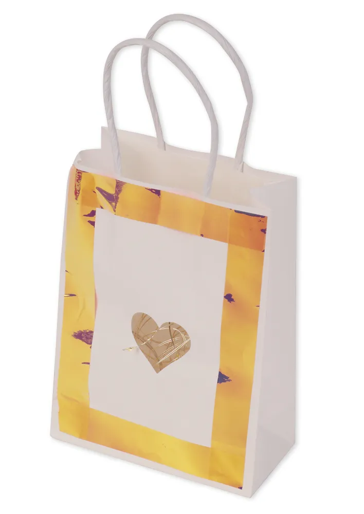 Papiertüten mit Henkel, 16x12x5 cm, 20 Stück