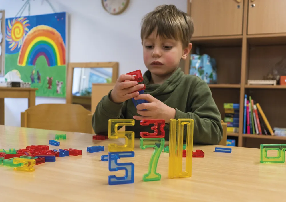 TimeTEX Zahlen-Bausteine "Zahl auf Zahl", 35-tlg.