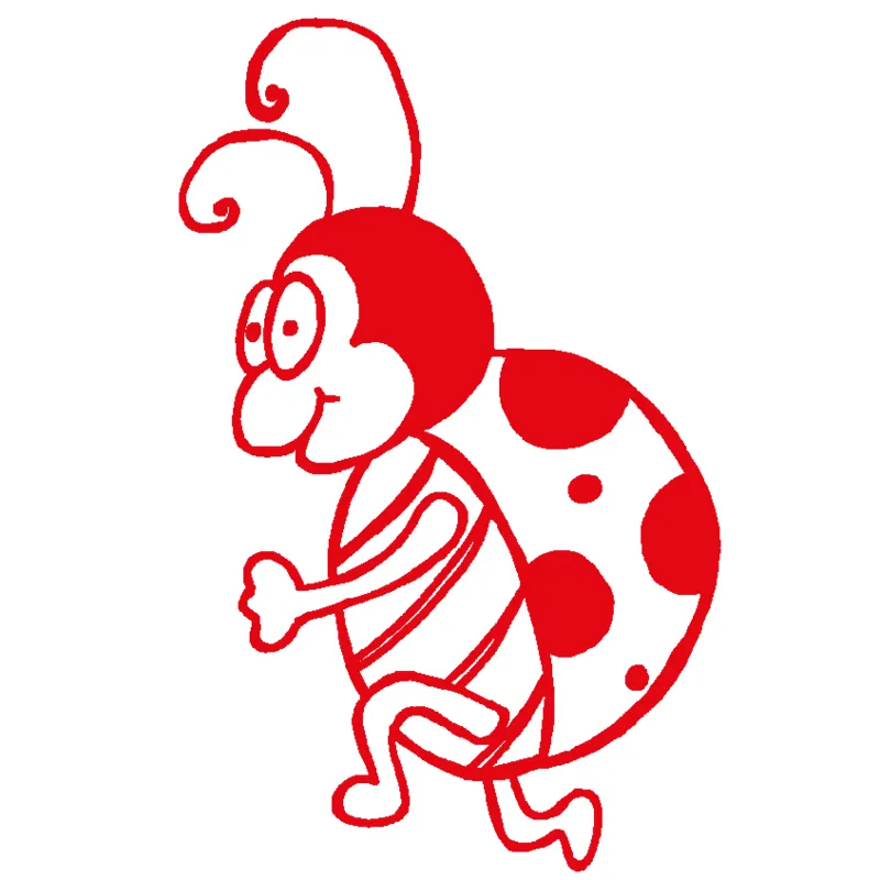 Siebdruck-Stempel „Marienkäfer“