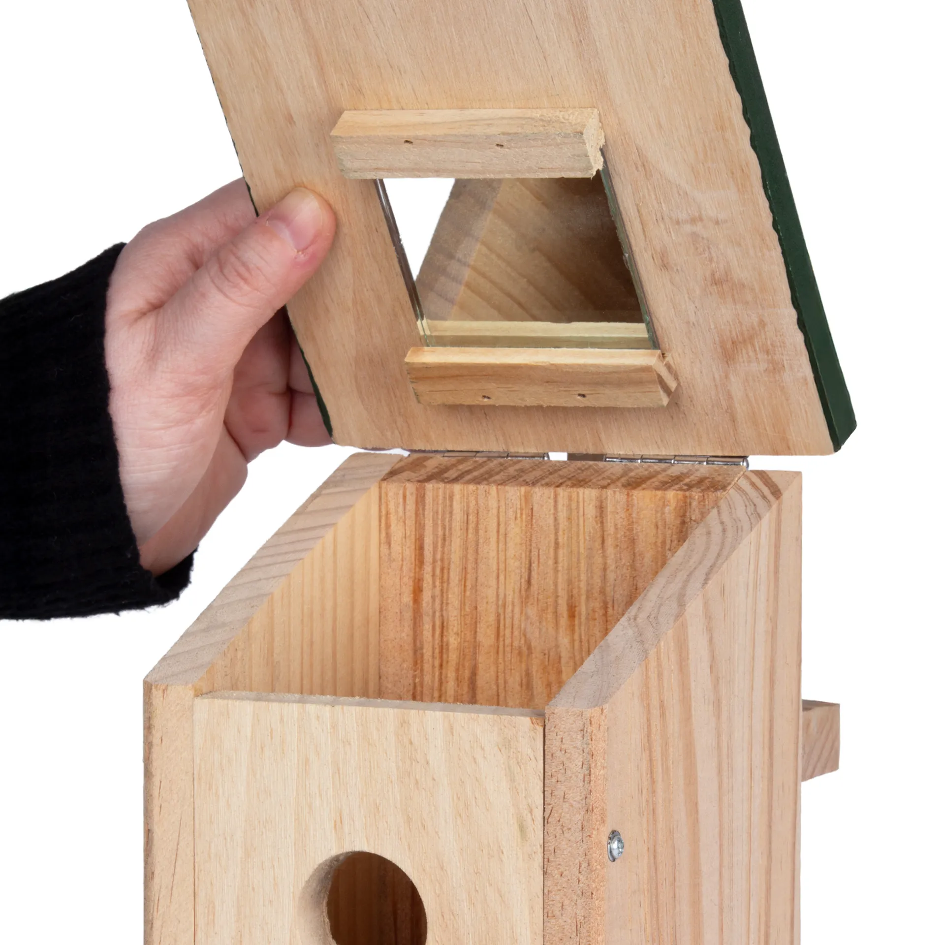Vogel-Beobachtungs-Nistkasten (mit Spiegel) 