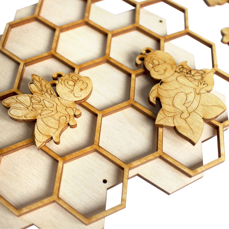 Bienen-Mobile Bastelset