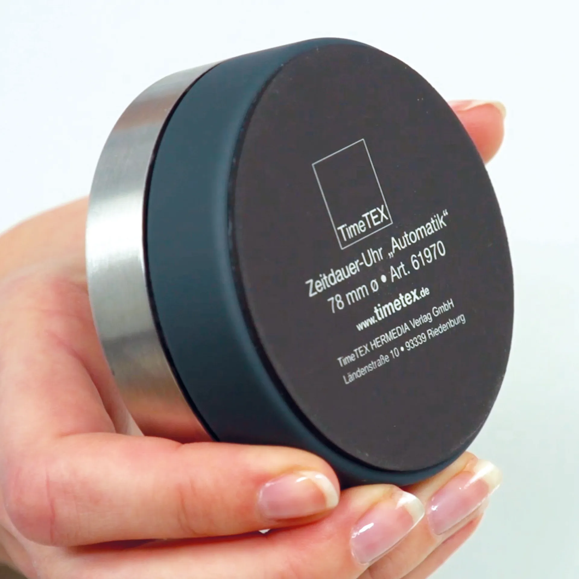 Zeitdauer-Uhr "Automatik" Compact mit Magnet und Ampelscheibe