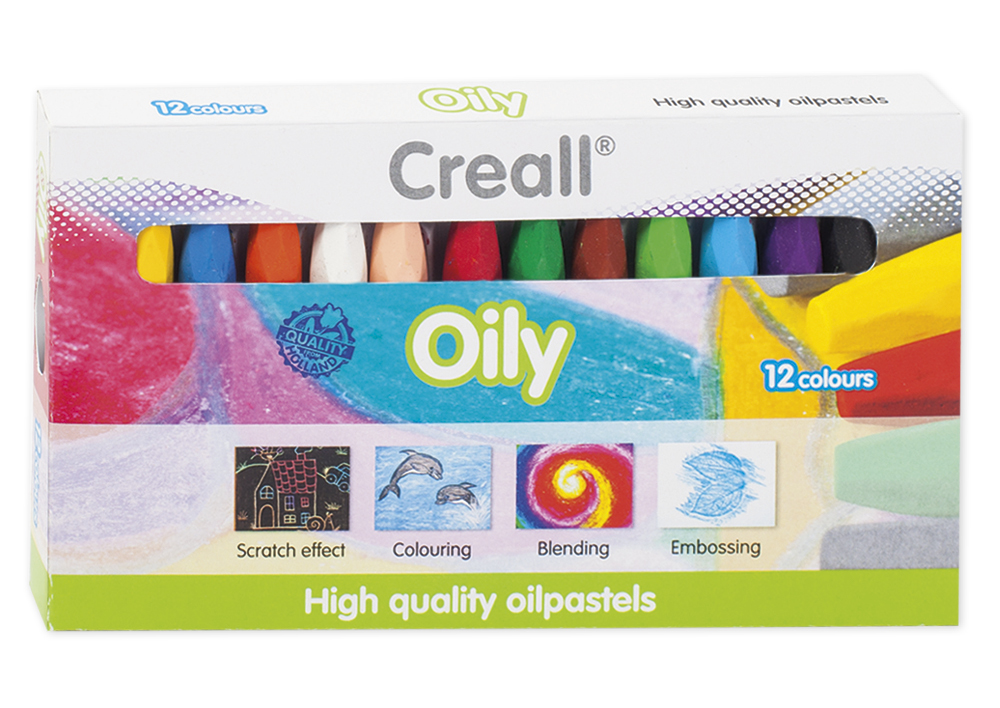 Öl-Pastell-Kreiden, 12-tlg.