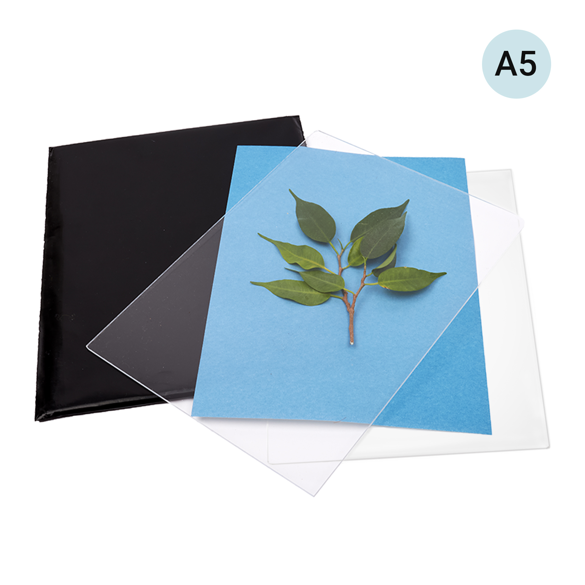 Hagemann Foto-Solarpapier mit zwei Fixierfolien, A5, 40 Blatt