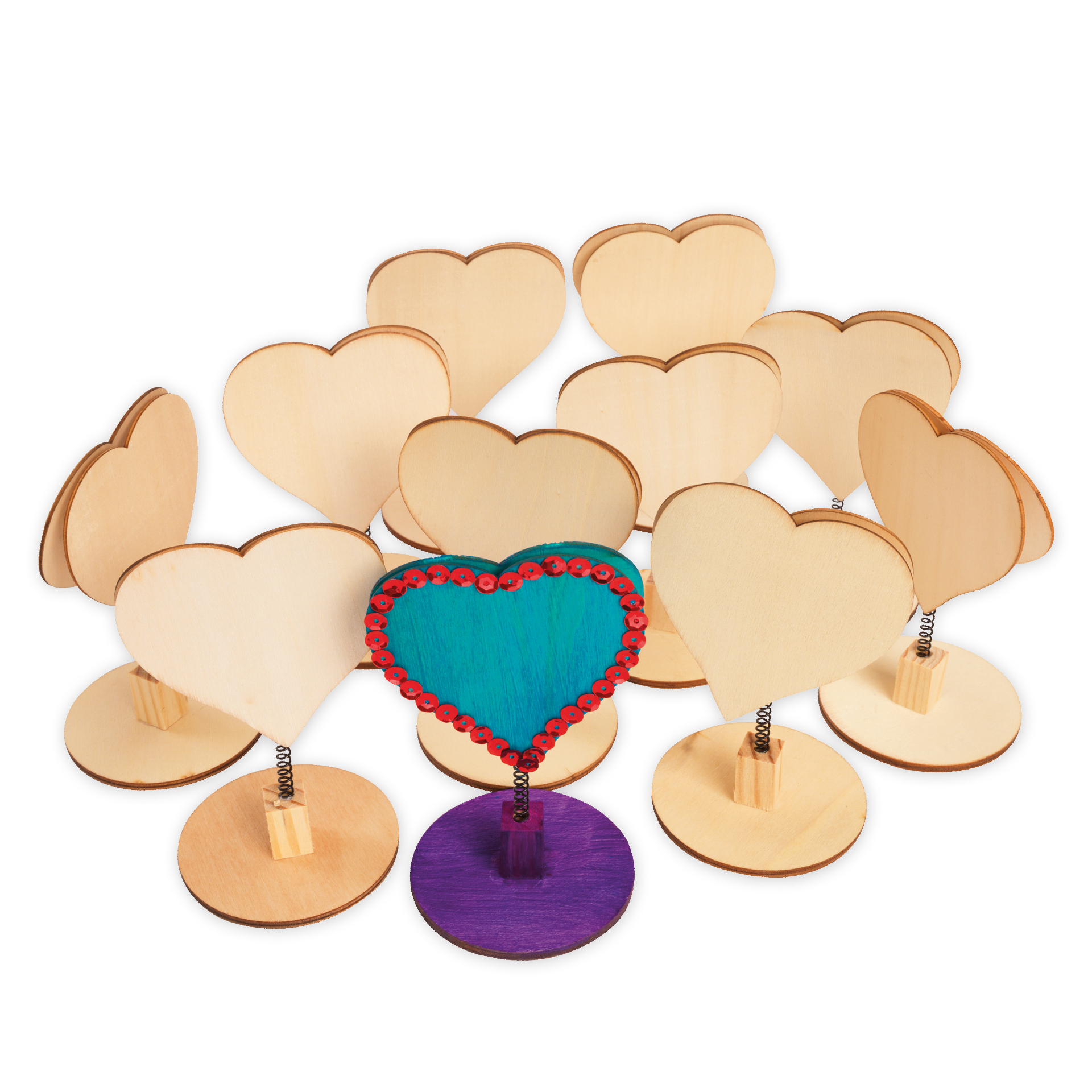 Herz-Notizhalter, 12 Stück