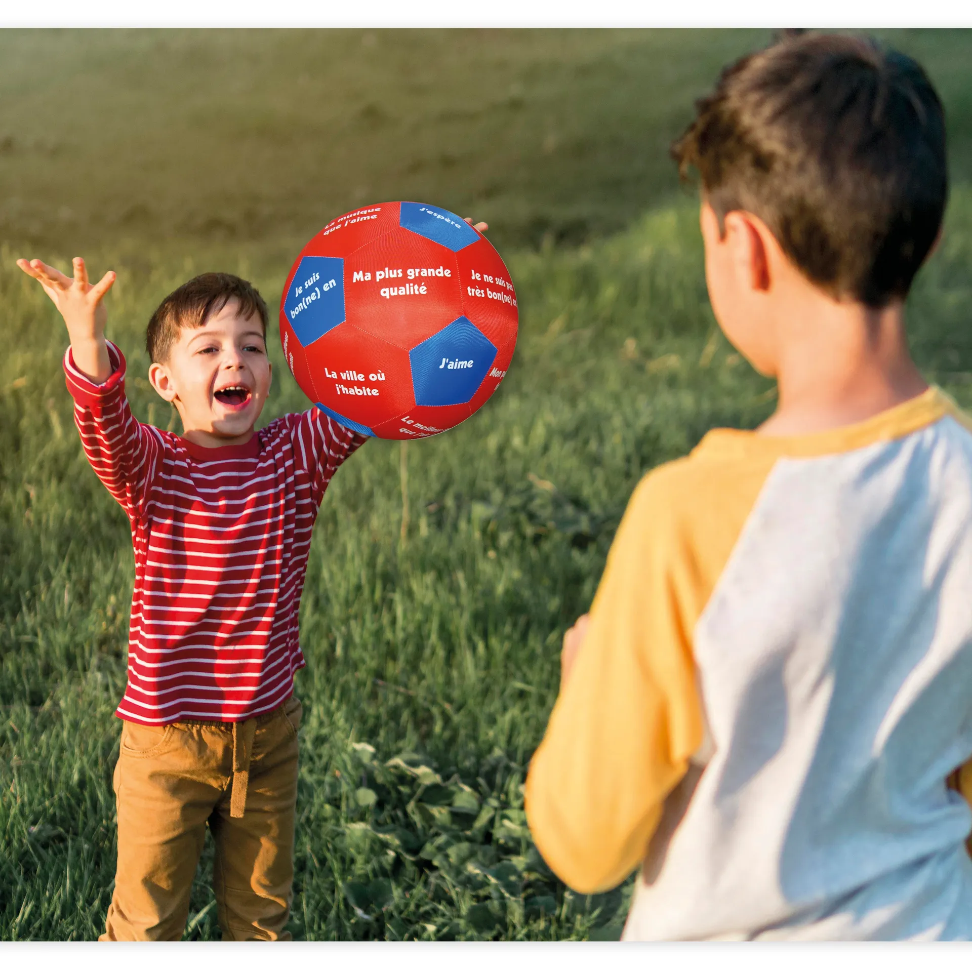 Lernspiel-Ball "Pello" - Kennenlernsätze Französisch