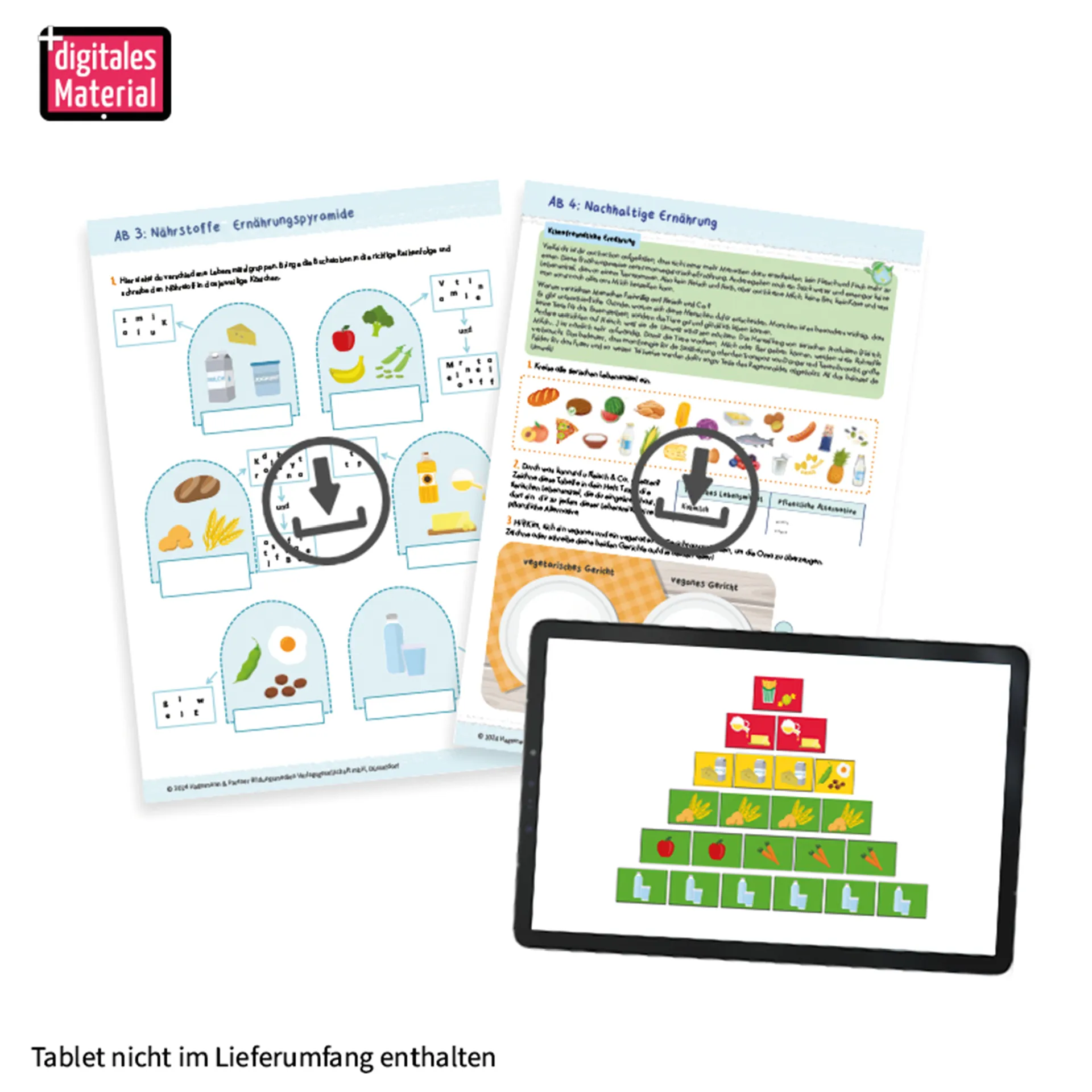 Klassenset Gesunde Ernährung und Mahlzeiten, 470-tlg.