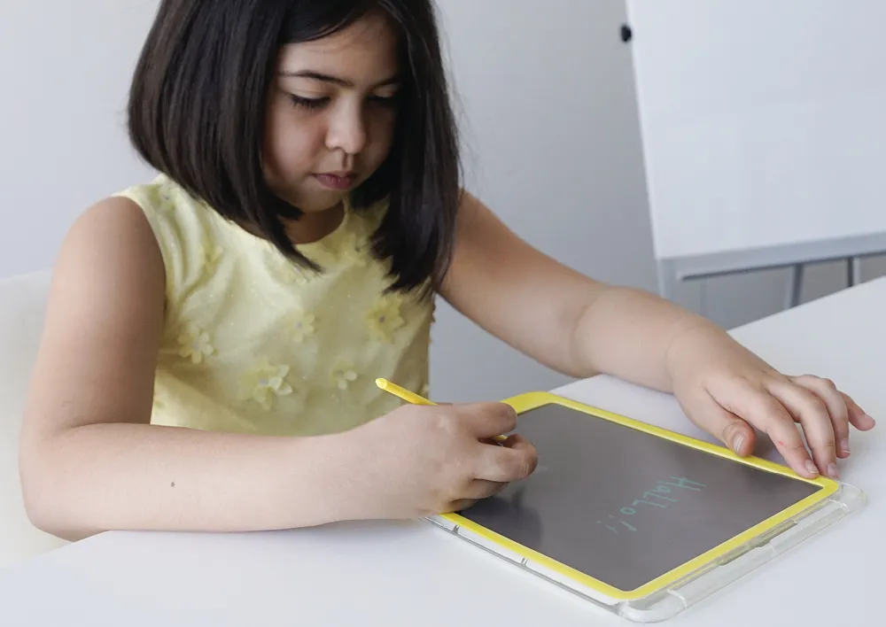 Digitale Schiefertafel TD "A4-XS", transparentes Display