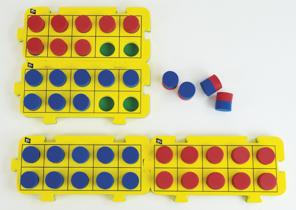 Set Flüster-Rechenleiste 3D, 44-tlg.