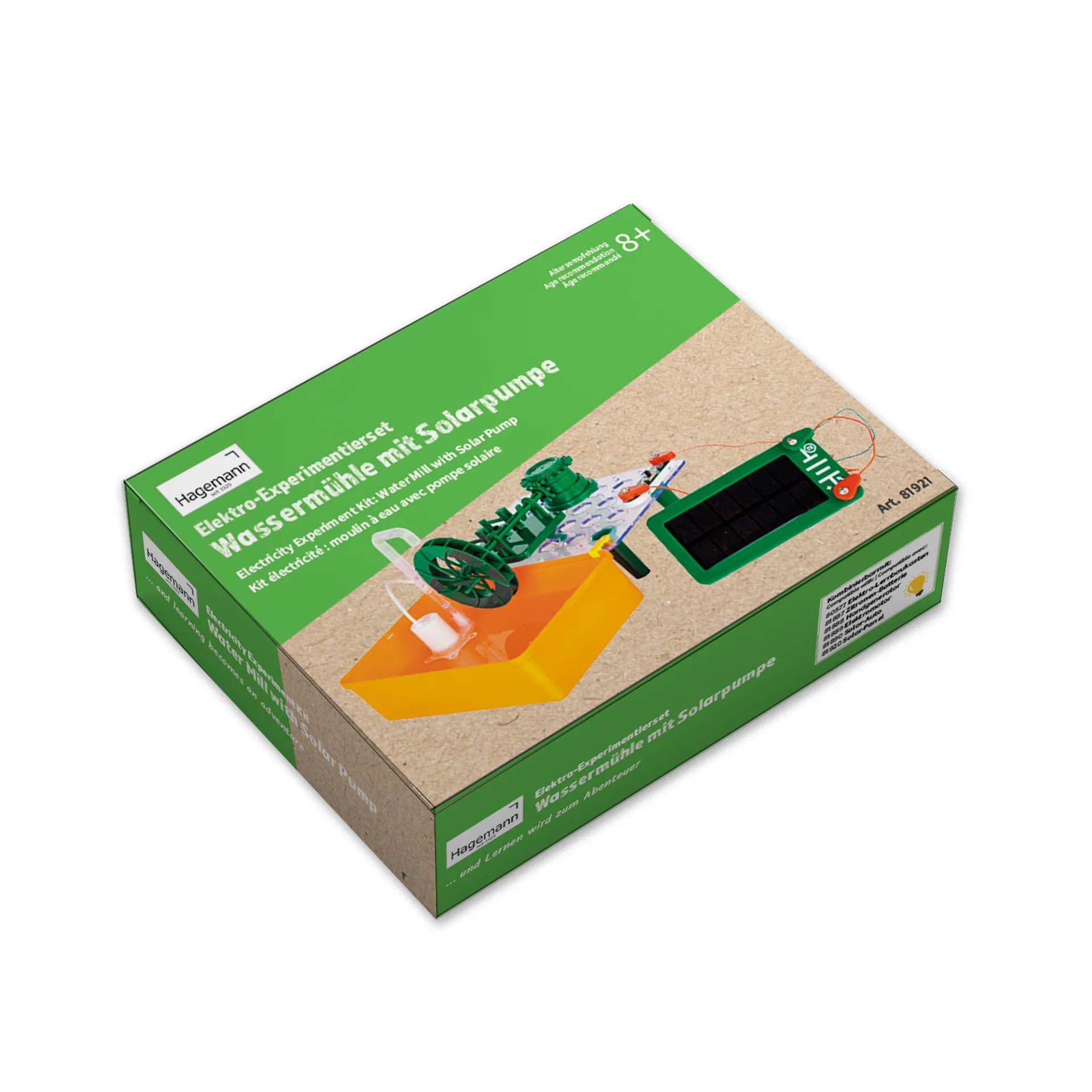 Hagemann Elektro-Experimentierset Wassermühle mit Solarpumpe