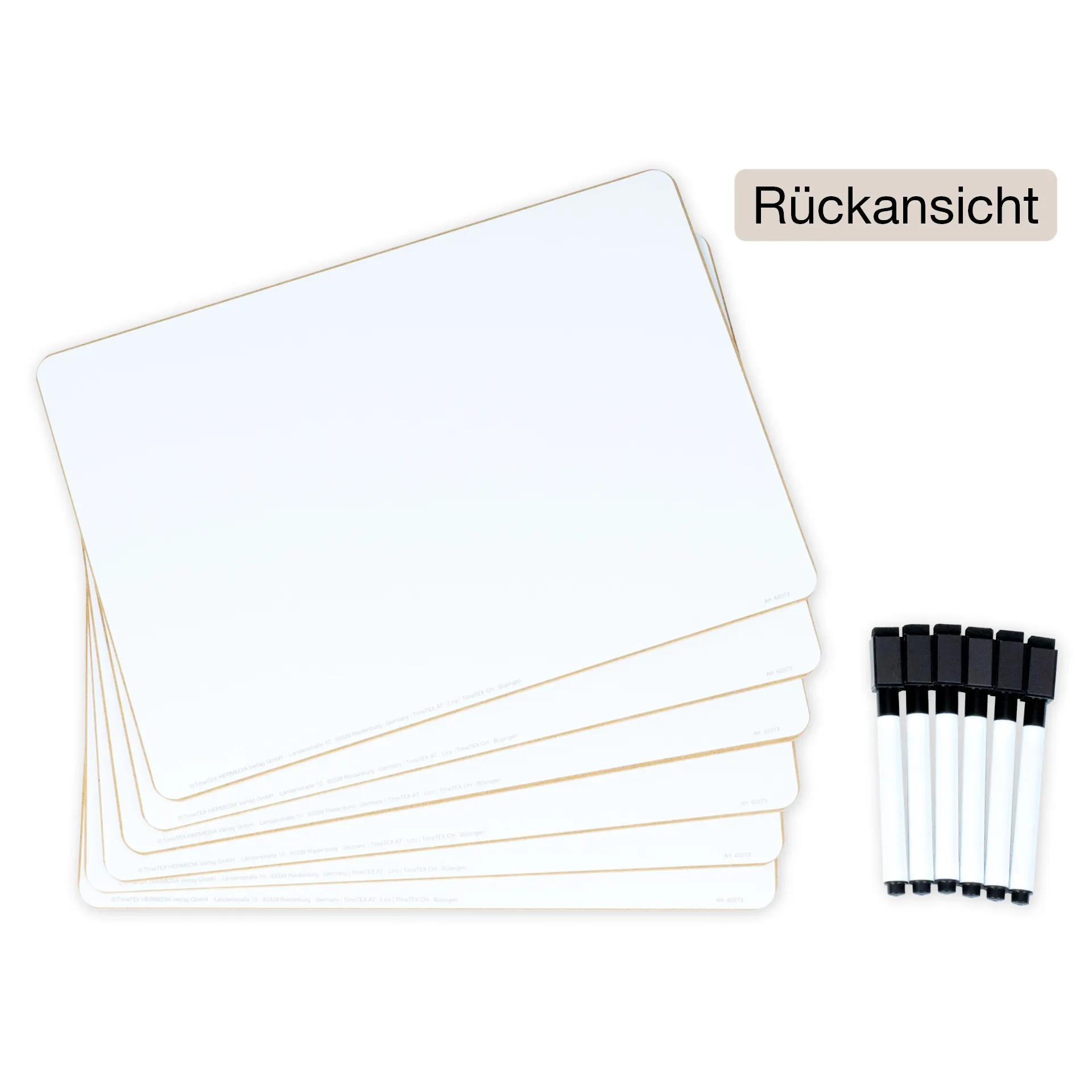 Set Prima-Colori Whiteboard mit Punktraster und Blanko A4, 6 Stück