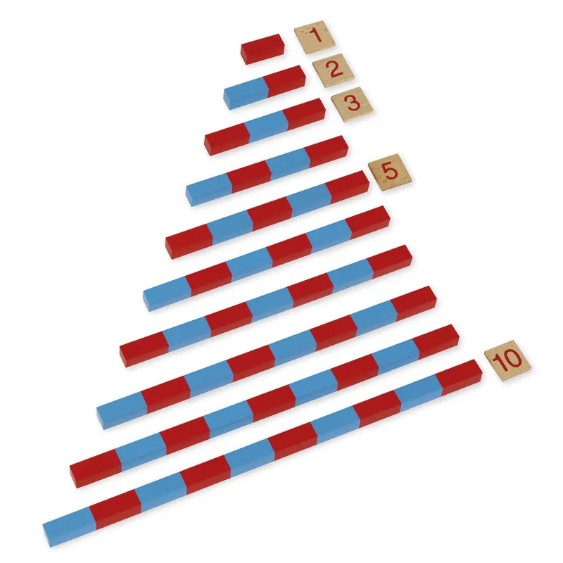 TimeTEX Kleine Numerische Stangen "Montessori Premium"
