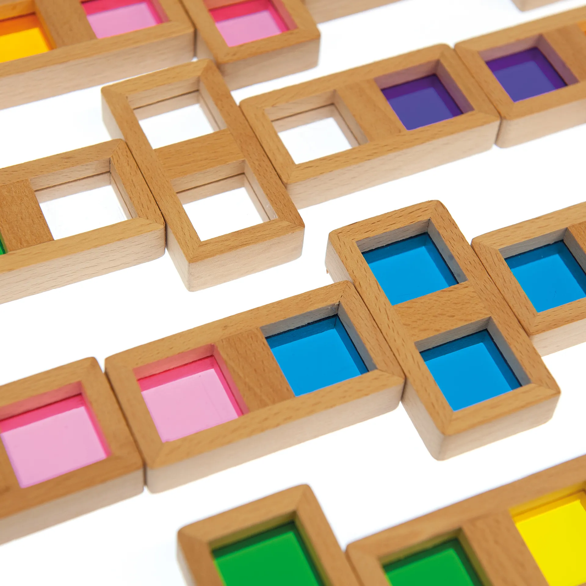 Farb-Domino "Regenbogen", 29-tlg.