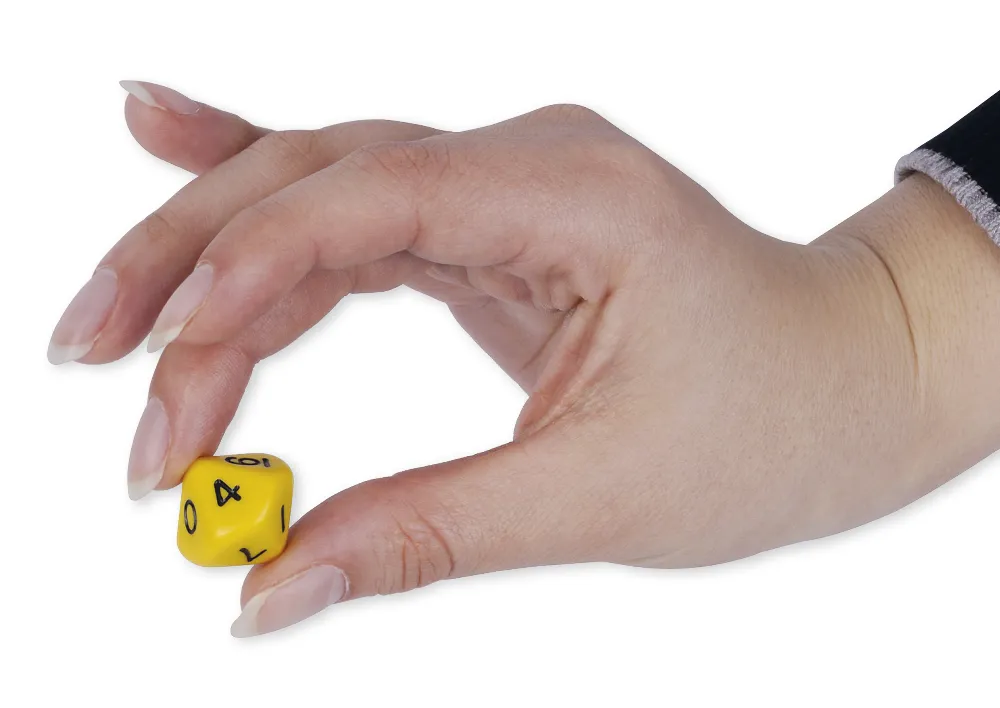 Würfel-Set für Dezimalstellenwerte, 8-tlg.