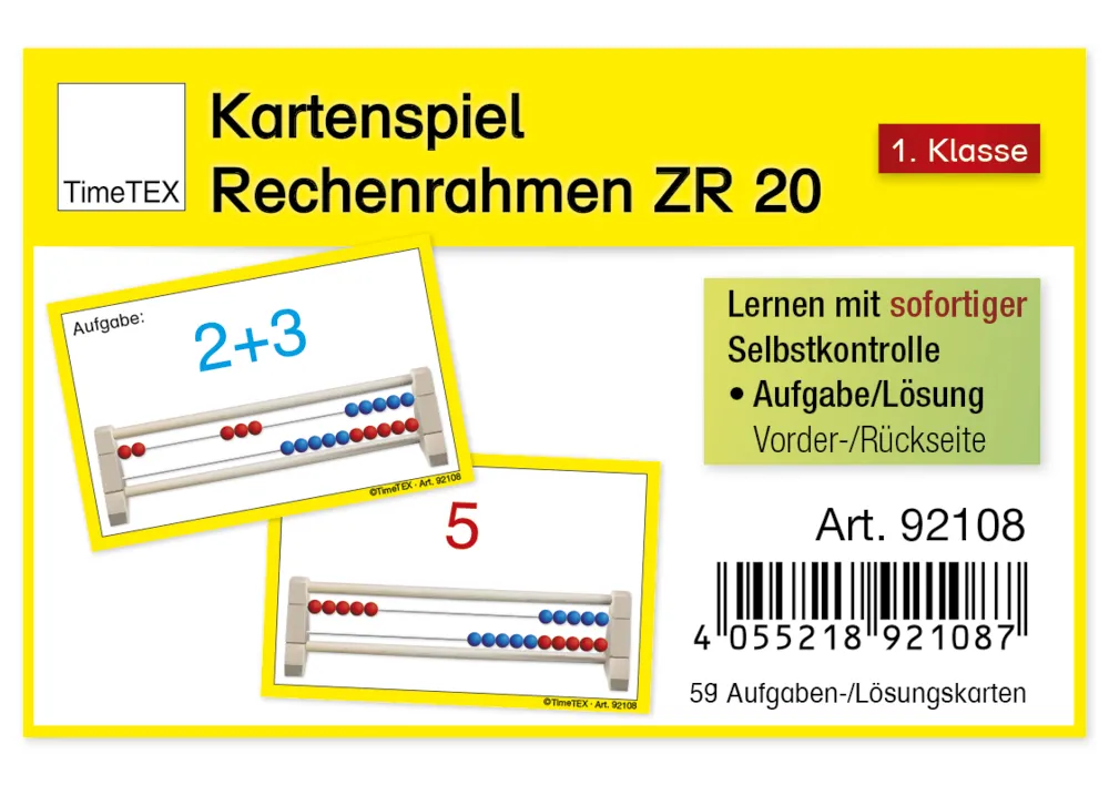Kartenspiel "Rechenrahmen", 60-tlg.