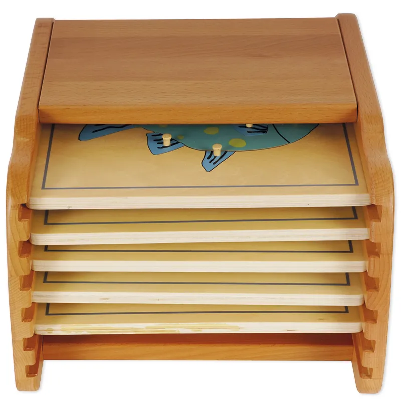 TimeTEX Ständer für 6 Tierpuzzles "Montessori Premium"