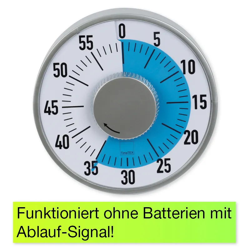 Zeitdauer-Uhr "Automatik" mit Ablauf-Signal