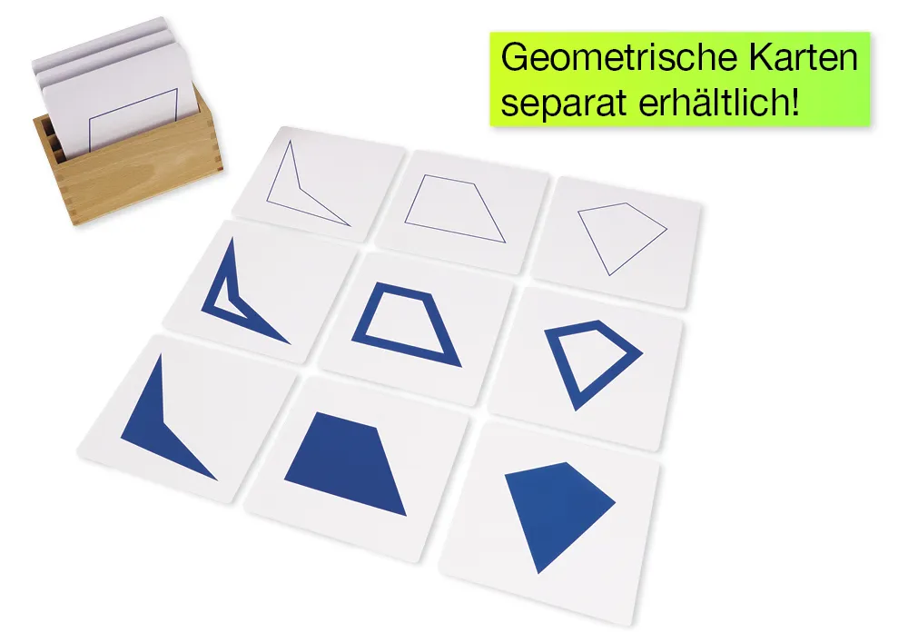 TimeTEX Kasten für geometrische Karten "Montessori Premium"