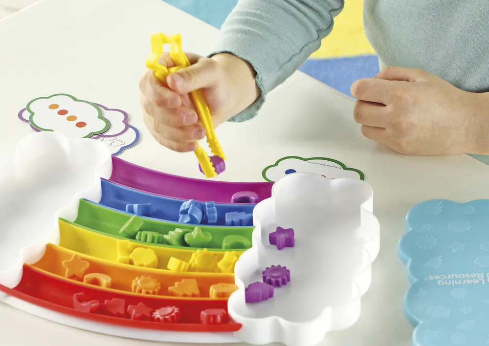 Sortier-Spiel "Regenbogen", 37-tlg.