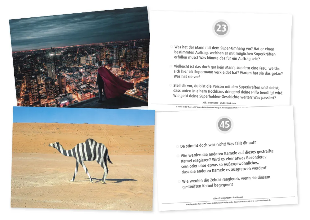 Bildkarten "Bild-Impulse als Erzähl- und Schreibanlässe", 80 Karten