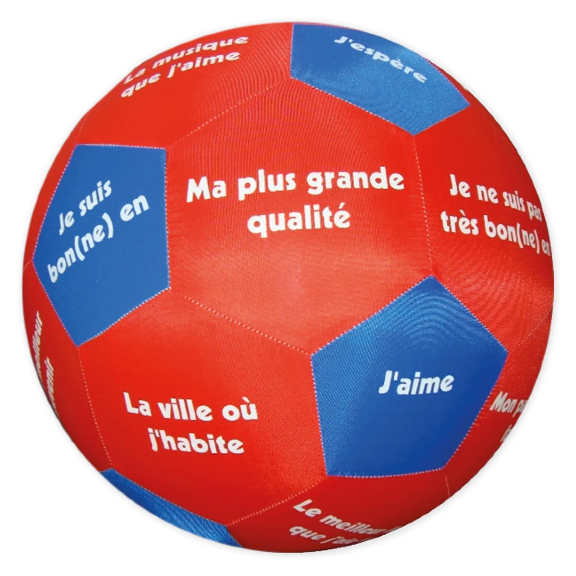 Lernspiel-Ball "Pello" - Kennenlernsätze Französisch