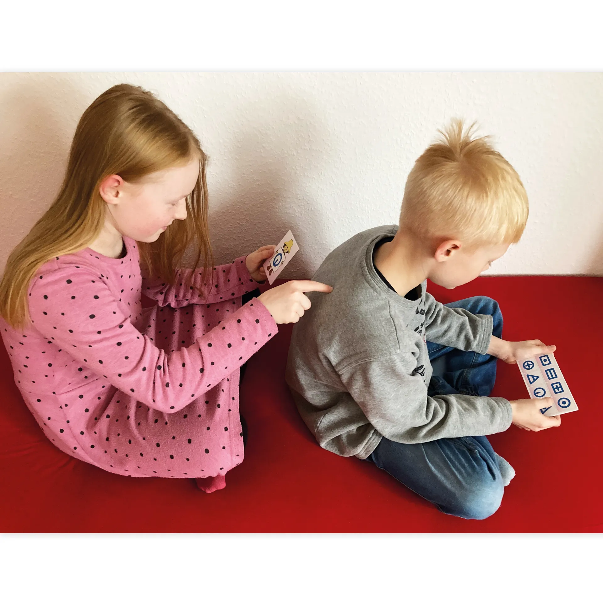 Lernspiel "Was fühle ich auf dem Rücken?", 36-tlg.