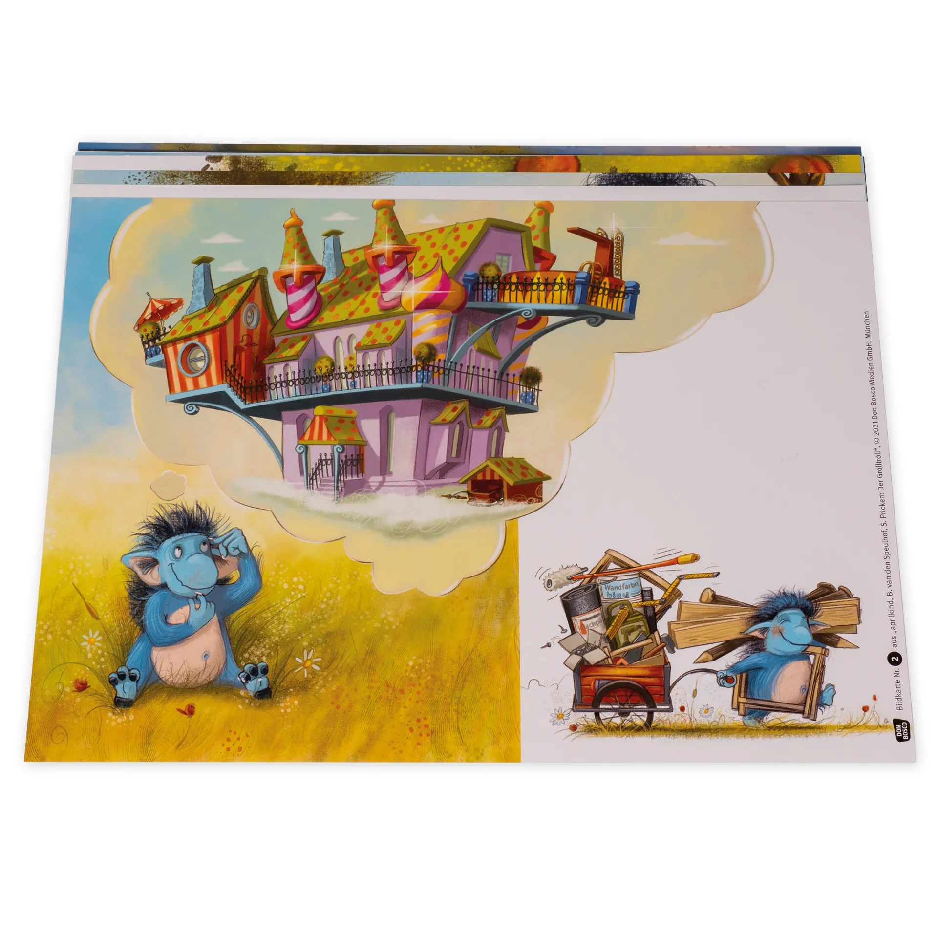 Bildergeschichten-Karten "Der Grolltroll", 15-tlg.