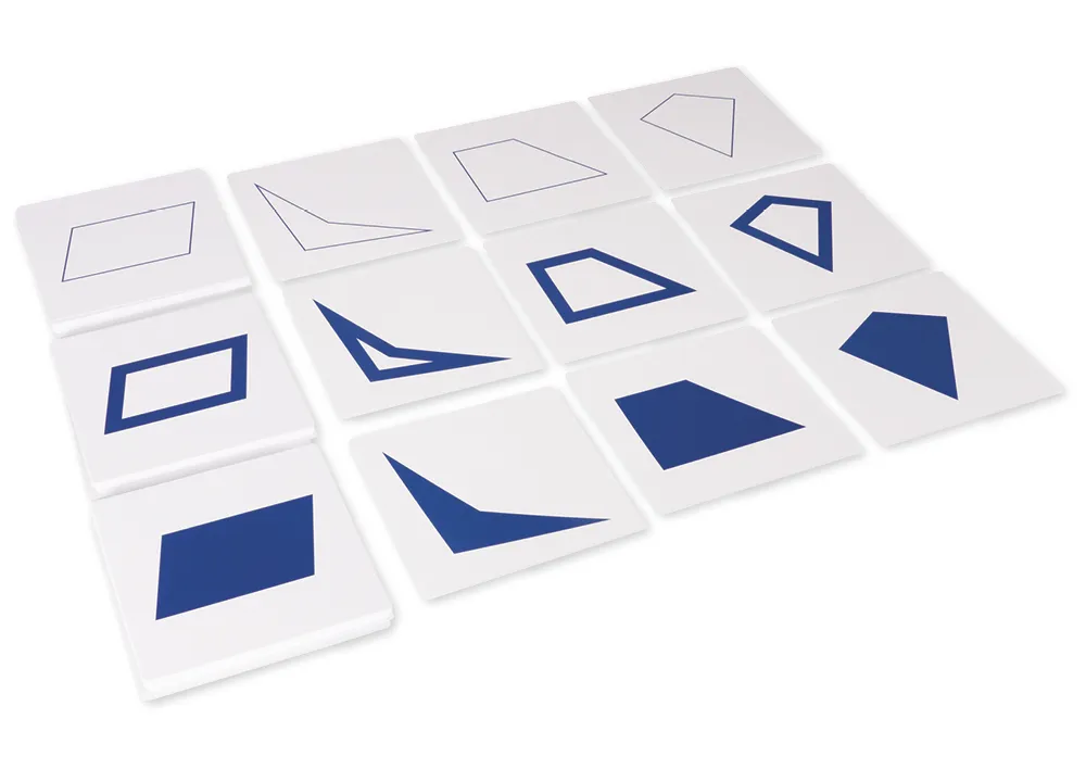 TimeTEX Geometrische Karten "Montessori Premium"