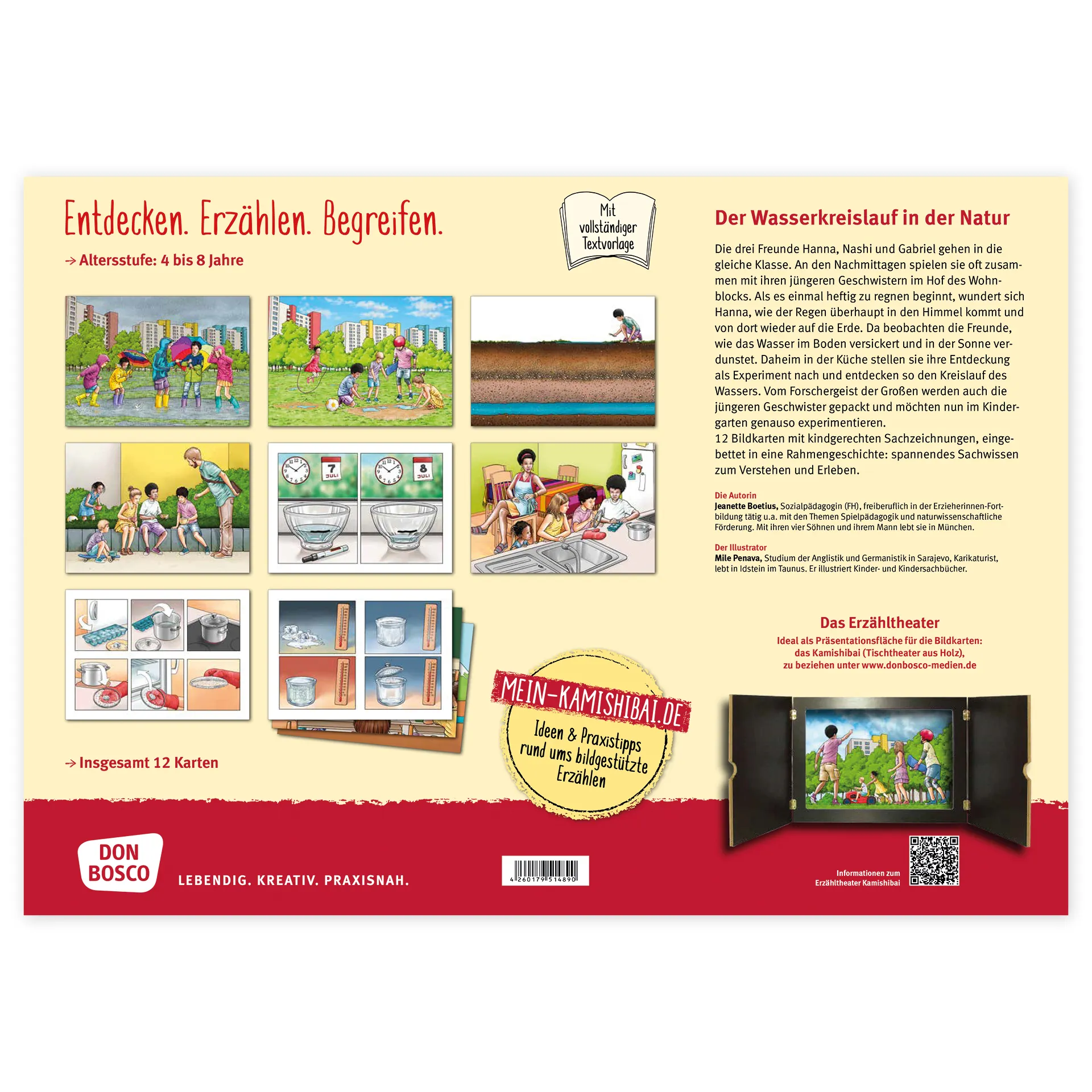 Bildergeschichten-Karten "Der Wasserkreislauf in der Natur", 12-tlg.