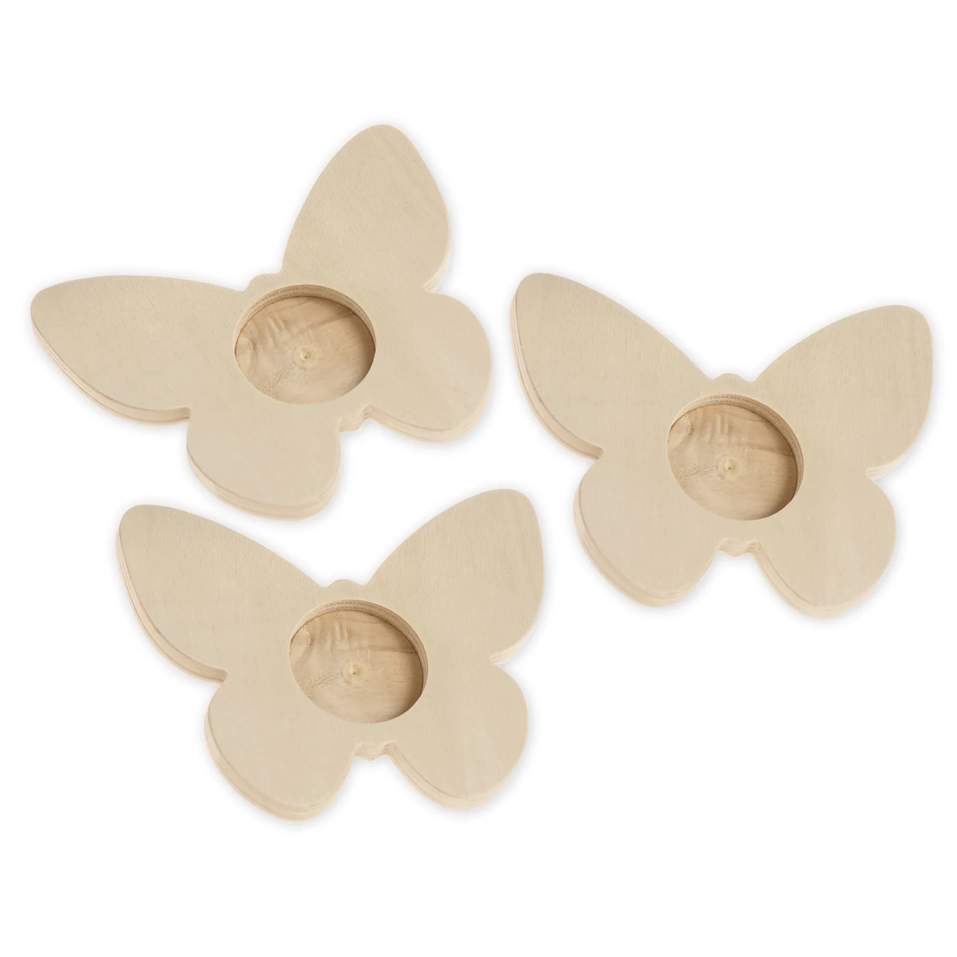 Teelichthalter "Schmetterling", 3 Stück