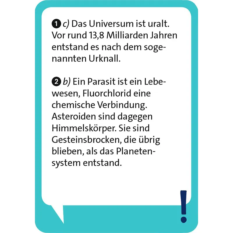 Pocket Quiz Junior Weltraum