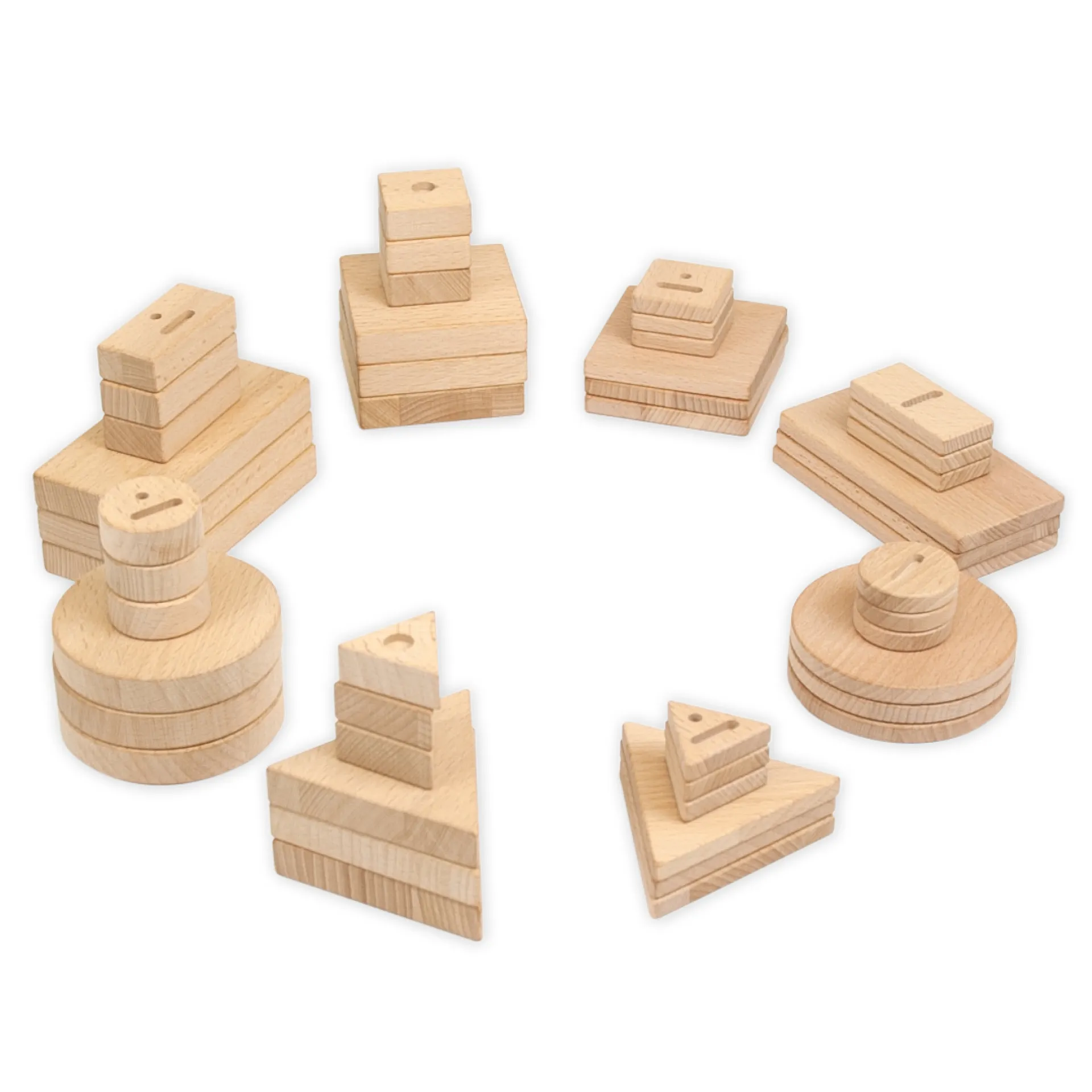 Logische Blöcke zum Tasten, 52-tlg.