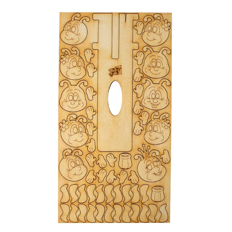 Pompon-Bienen Bastelset, 10 Stk.