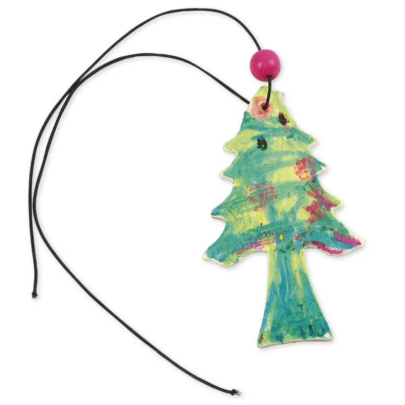 Weihnachtsbaum-Schmuck aus Holz, 72-tlg.