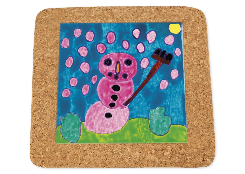 Gruppen-Set Untersetzer mit Stiften, 54-tlg.