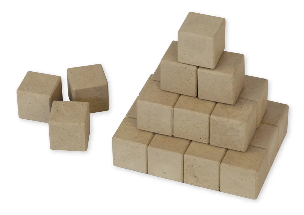 Soma-Holz-Würfel natur, 150 Einzelwürfel, RE-Wood