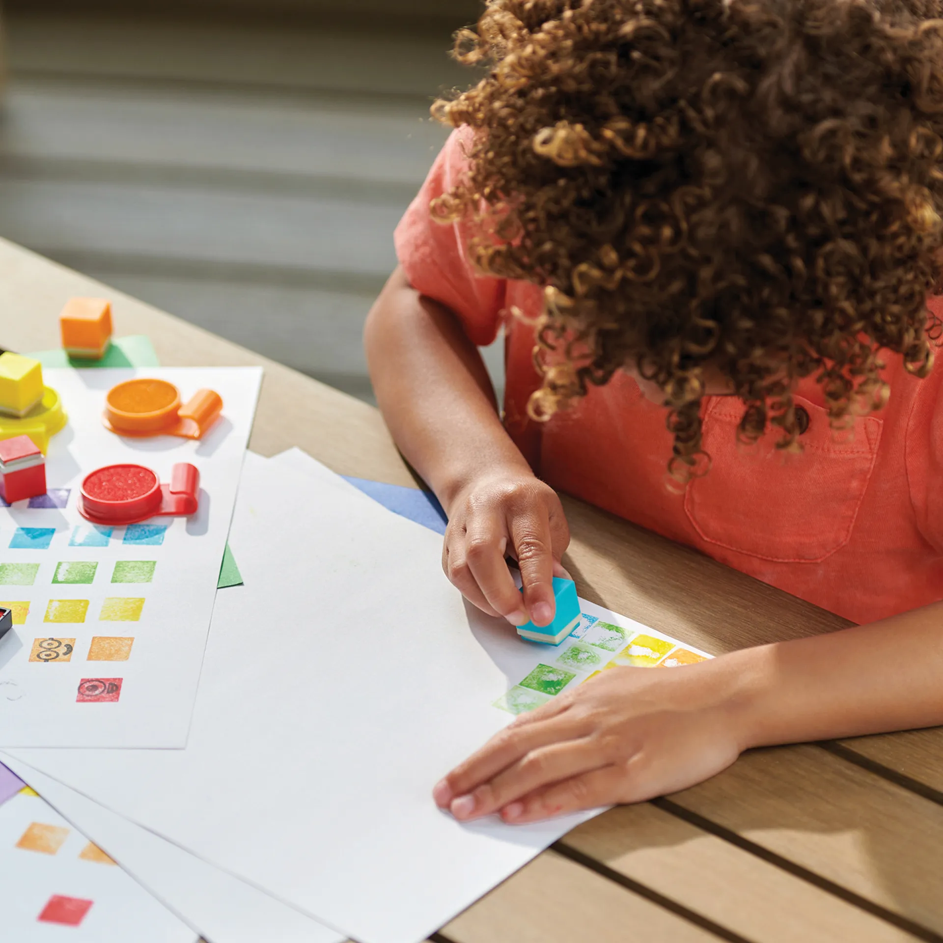 Set Mathe-Stempel "Rechen-Türme", 32-tlg.