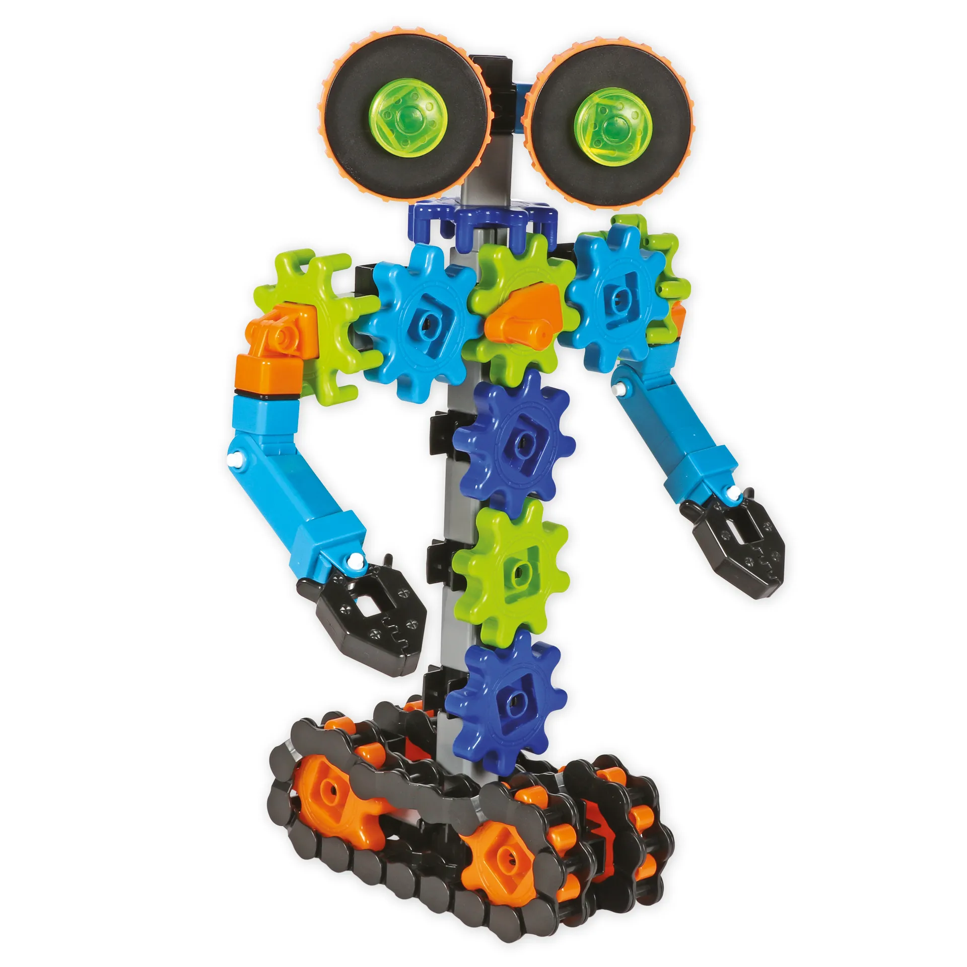 Zahnrad-Spiel "Roboter in Bewegung", Baukasten, 116-tlg.