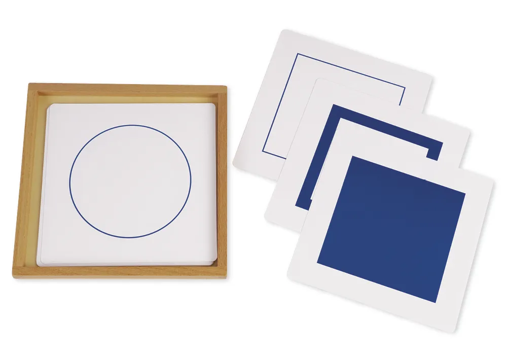 TimeTEX Geometrischer Kartensatz für Einführungsrahmen "Montessori Premium"